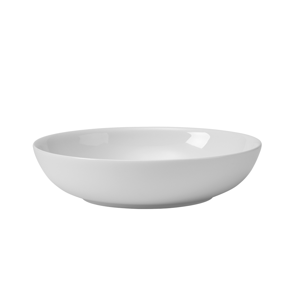 VILLEROY & BOCH Villeroy & Boch For Me Plat creux 38 cm, Porcelaine Premium, Blanc