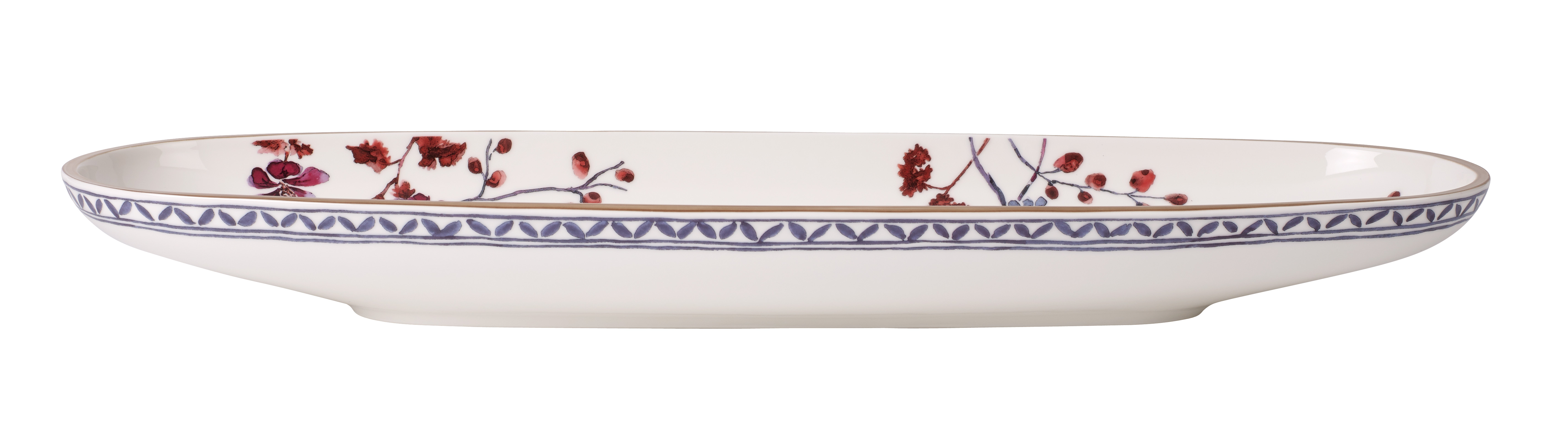 Art.Prov.Lave. Obstschale 55x17cm