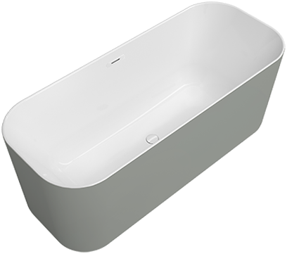 Finion Free-standing bath ColourOnDemand, 1700x700mm, White Alpin