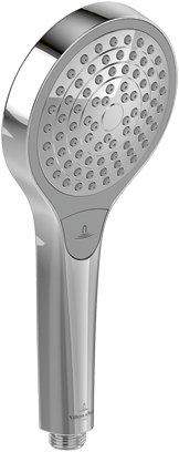 Verve Showers Hand shower with three spray types, Brushed Nickel Matt