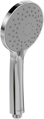 Universal Showers Hand shower with three spray types, Matt Black