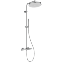 Villeroy & Boch Universal Taps & Fittings Duschsystem, für Wandmontage, Chrom