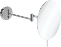 Villeroy & Boch Elements - Tender Miroir grossissant réglable, 351x172x201mm, Brushed Nickel Matt