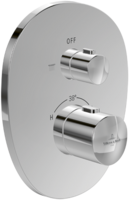 Villeroy & Boch Antao Concealed thermostat with one-way volume control, Matt Black