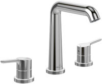 Villeroy & Boch Skyla Three-hole basin mixer, Without waste, Matt Black