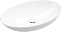 Villeroy & Boch Loop & Friends Surface-mounted washbasin, 560x380x150mm, with overflow, Almond CeramicPlus