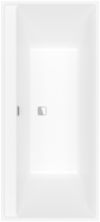 Villeroy & Boch Collaro rechteckige Badewanne, 1800x800mm, Stone White