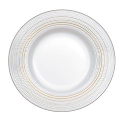 Stella Vogue Flat plate, Gold 16cm