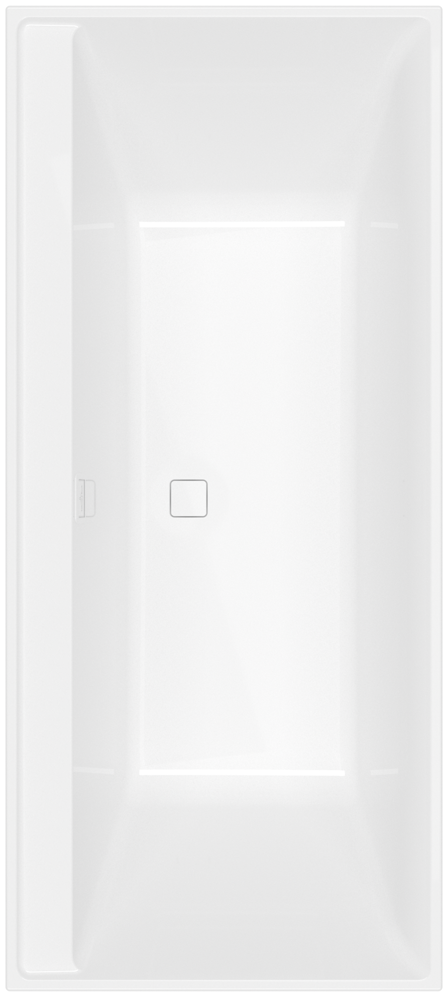 Villeroy & Boch Collaro rechteckige Badewanne, 1800x800mm, Weiß Alpin