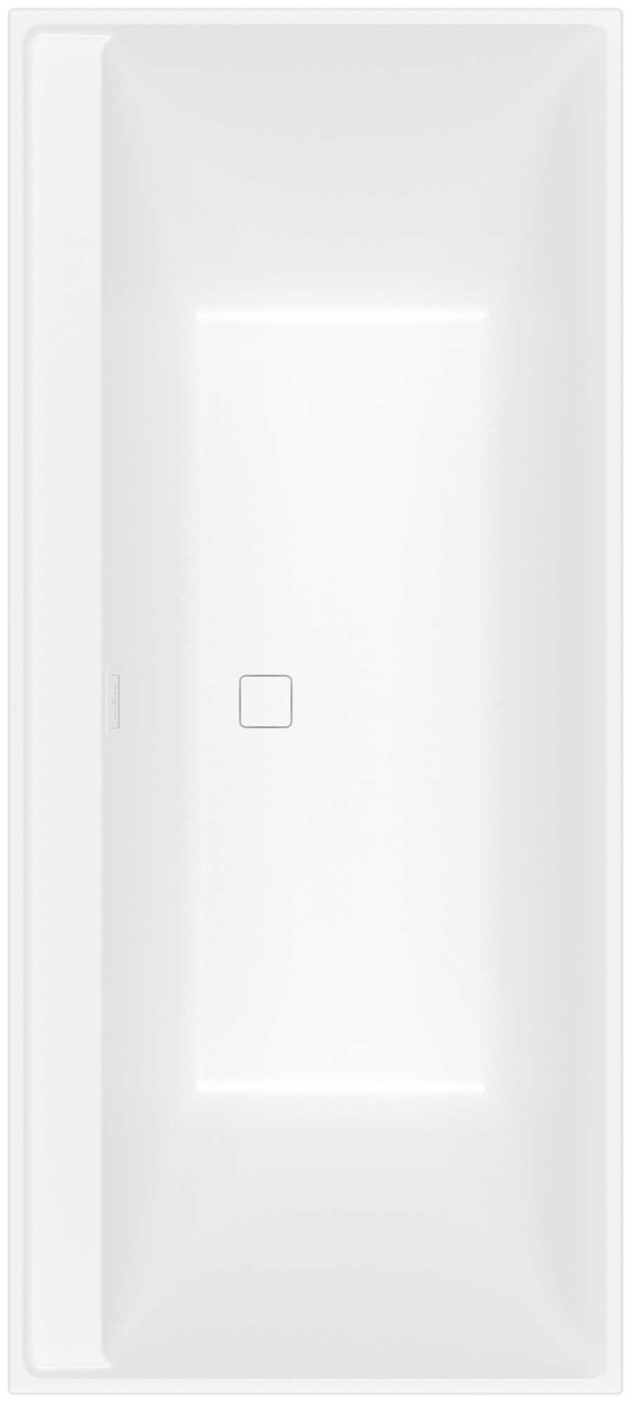 Villeroy & Boch Collaro rechteckige Badewanne, 1800x800mm, Stone White